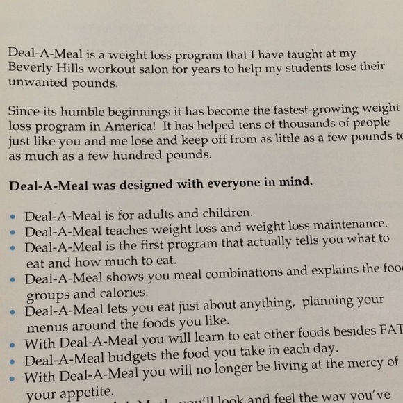 Vintage Richard Simmons Deal-A-Meal Cookbook - Picture 5 of 14